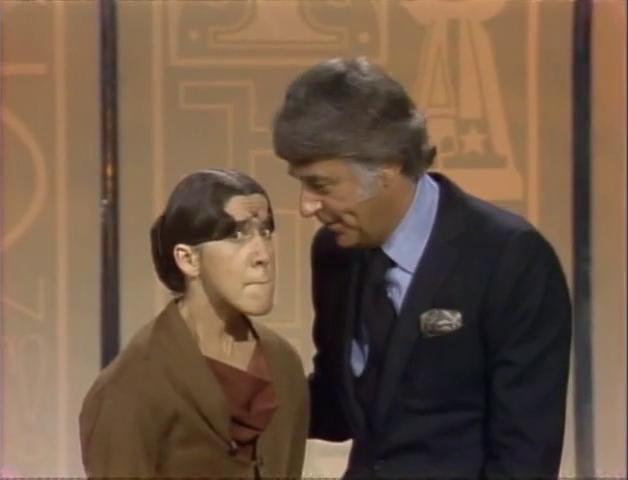 Ruth Buzzi and Peter Lawford in Rowan & Martin's Laugh-In (1967)