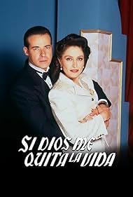 Daniela Romo and César Évora in Si Dios me quita la vida (1995)