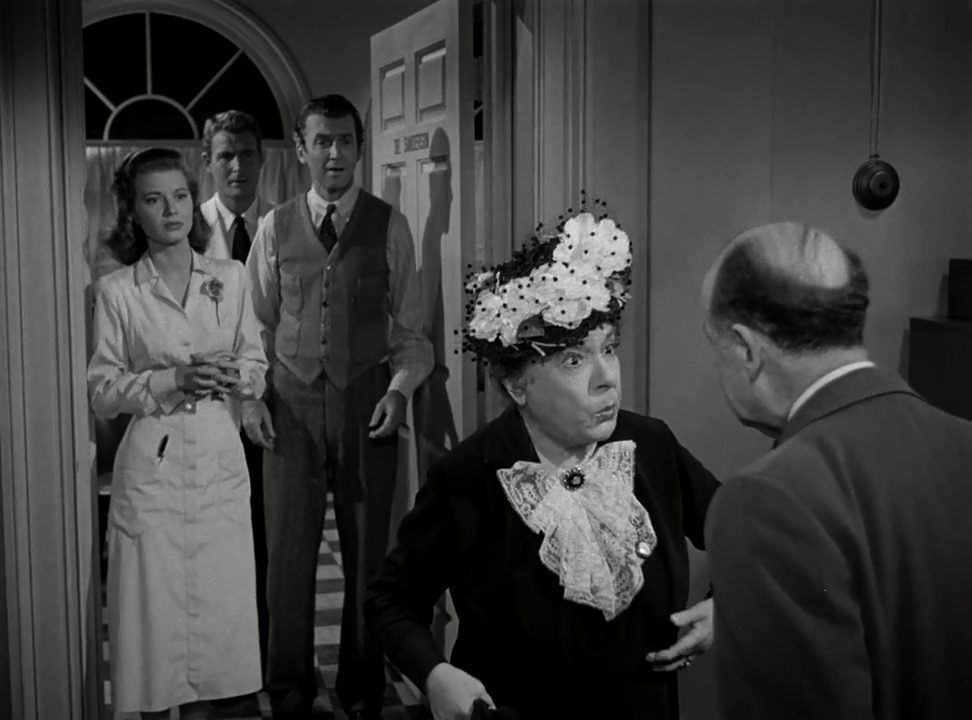 James Stewart, Peggy Dow, Charles Drake, Josephine Hull, and William H. Lynn in Harvey (1950)