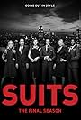 Katherine Heigl, Dulé Hill, Rick Hoffman, Gabriel Macht, Amanda Schull, and Sarah Rafferty in Suits (2011)