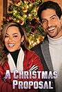 Adam Rodriguez and Jessica Camacho in A Christmas Proposal (2021)