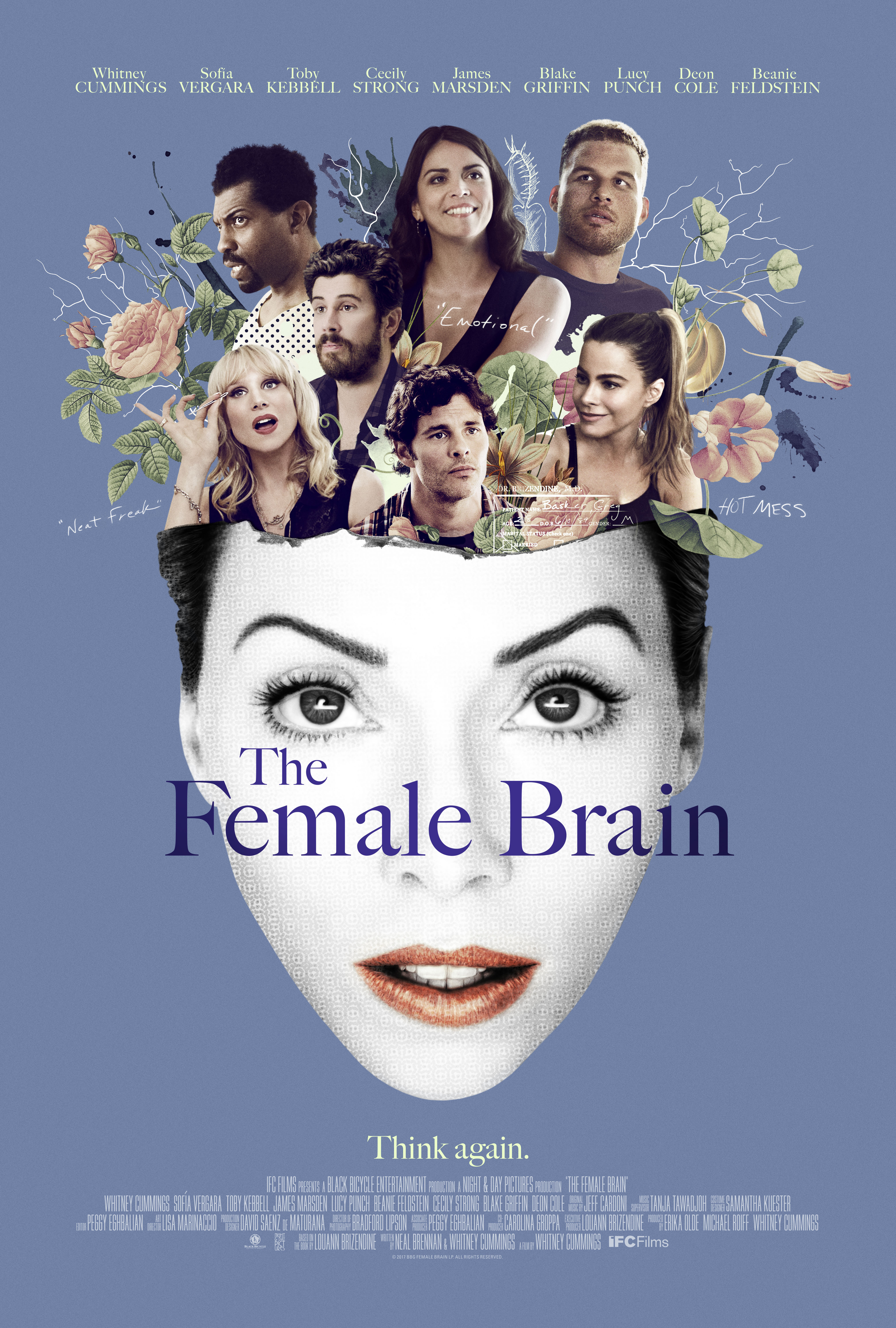 James Marsden, Sofía Vergara, Lucy Punch, Deon Cole, Whitney Cummings, Blake Griffin, and Cecily Strong in The Female Brain (2017)