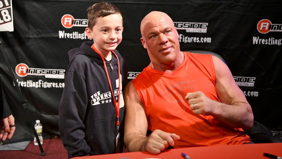 Kurt Angle in WWE at Ringside Fest (2018)