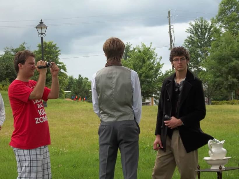 Michael J. Mantsourani Jr., Stephen Fritz, and Devin Hoffman in Pride & Prejudice & Zombies (2013)