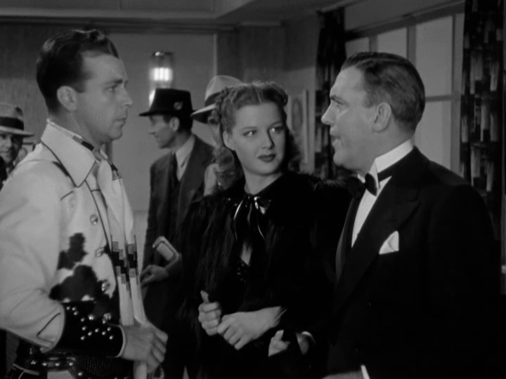 Pat O'Brien, Dick Powell, and Ann Sheridan in Cowboy from Brooklyn (1938)