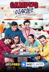 Abhinav Sharma, Saloni Khanna, Harsh Beniwal, Saloni Gaur, Ritvik Sahore, and Srishti Rindani in Campus Diaries (2022)