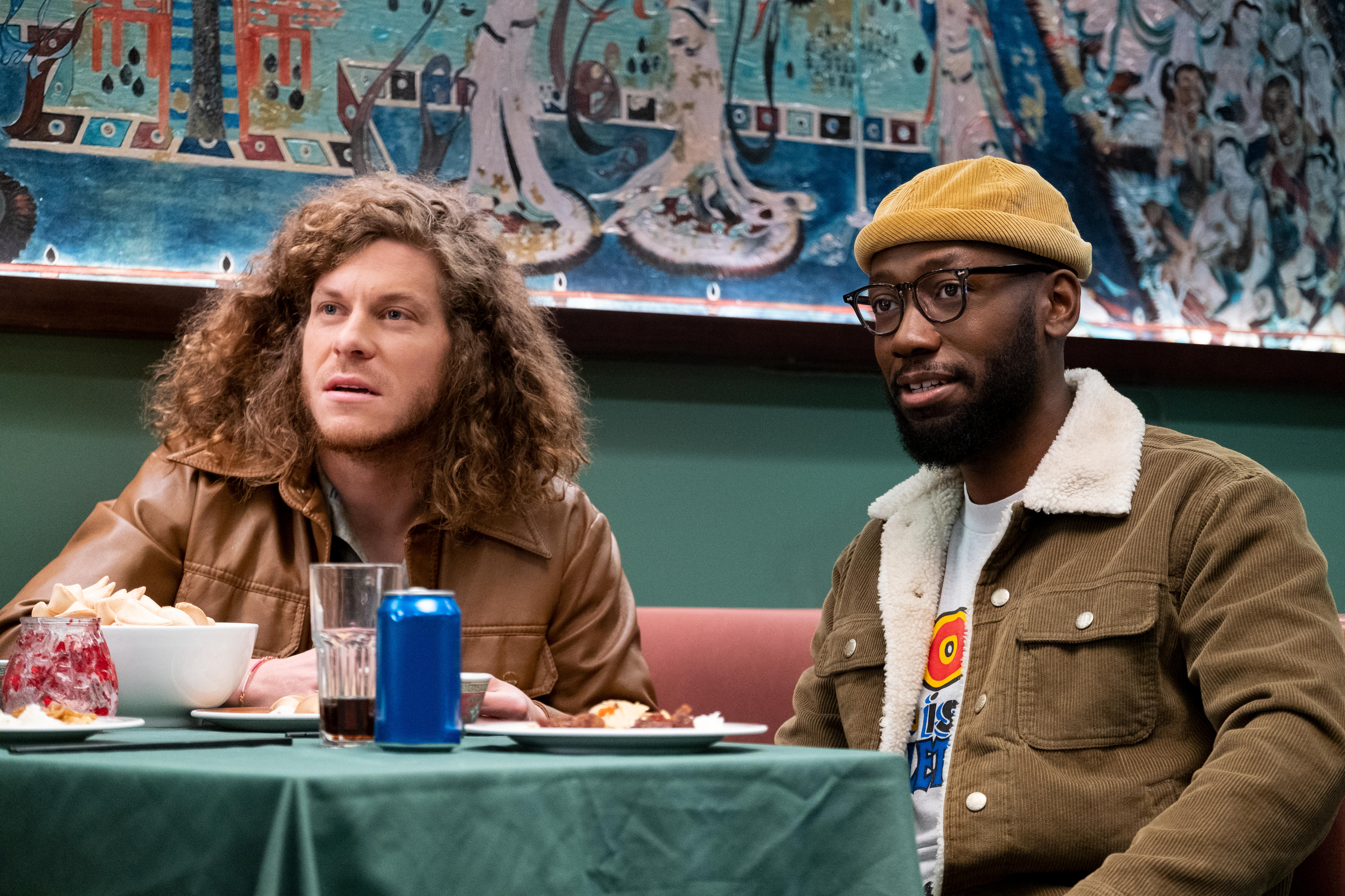 Lamorne Morris and Blake Anderson in Woke (2020)