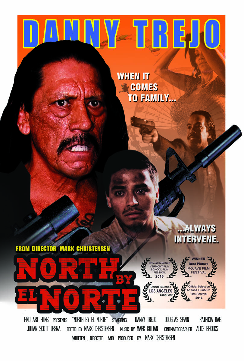 Danny Trejo, Mark L. Christensen, Emilio Rivera, Douglas Spain, Julian Scott Urena, and Patricia Rae in North by El Norte (2016)