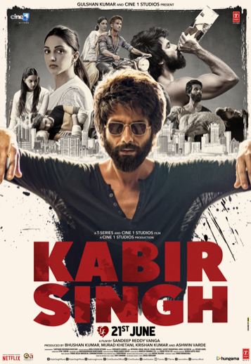 Soham Majumdar, Shahid Kapoor, and Nikita Dutta in Kabir Singh (2019)