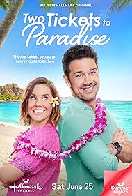 Ashley Williams and Ryan Paevey in Two Tickets to Paradise (2022)