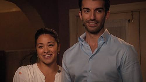 Justin Baldoni and Gina Rodriguez in Jane the Virgin (2014)