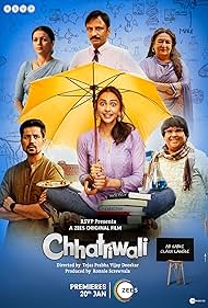 Dolly Ahluwalia, Satish Kaushik, Prachee Shah, Sumeet Vyas, Rakul Preet Singh, and Rajesh Tailang in Chhatriwali (2023)