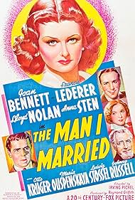 Joan Bennett, Otto Kruger, Francis Lederer, Lloyd Nolan, and Anna Sten in The Man I Married (1940)