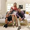 Caio Castro, Bruno Bevan, and Glamour Garcia in A Dona do Pedaço (2019)