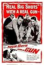 James Franciscus, Tarry Green, William Hinnant, and Frank Sutton in Four Boys and a Gun (1957)