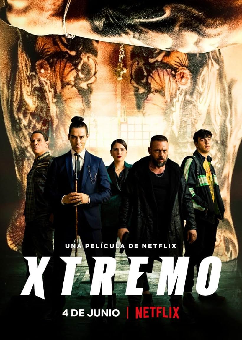 Sergio Peris-Mencheta, Óscar Jaenada, Óscar Casas, Andrea Duro, and Teo García in Xtreme (2021)