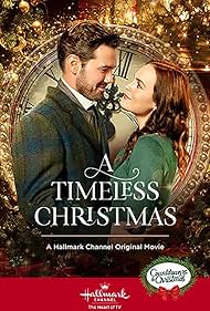 Erin Cahill and Ryan Paevey in A Timeless Christmas (2020)