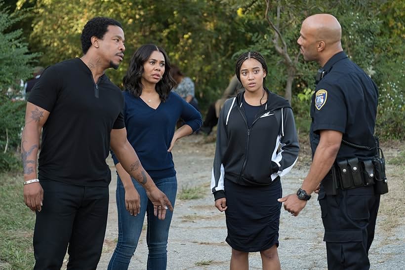 Regina Hall, Russell Hornsby, Common, and Amandla Stenberg in The Hate U Give (2018)