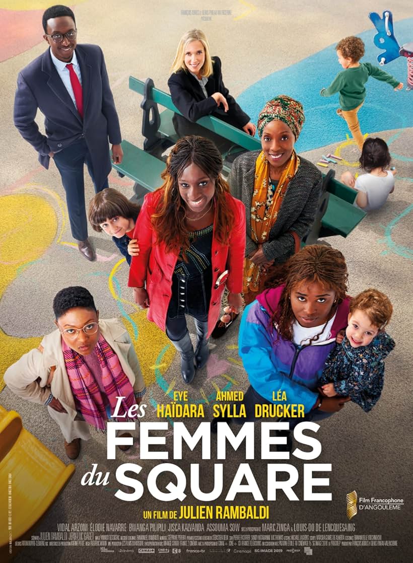 Léa Drucker, Vidal Arzoni, Eye Haïdara, Ahmed Sylla, Jisca Kalvanda, Bwanga Pilipili, and Assouma Sow in Les femmes du square (2022)