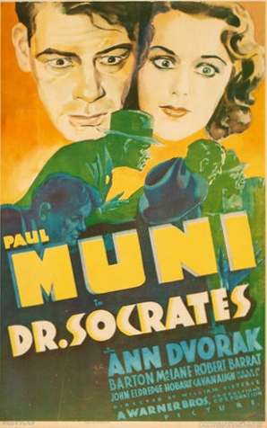 Ann Dvorak and Paul Muni in Dr. Socrates (1935)