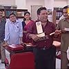 Deven Bhojani, Eva Grover, Sanjay Mishra, Manoj Pahwa, Hemant Pandey, and Asawari Joshi in Office Office (2000)