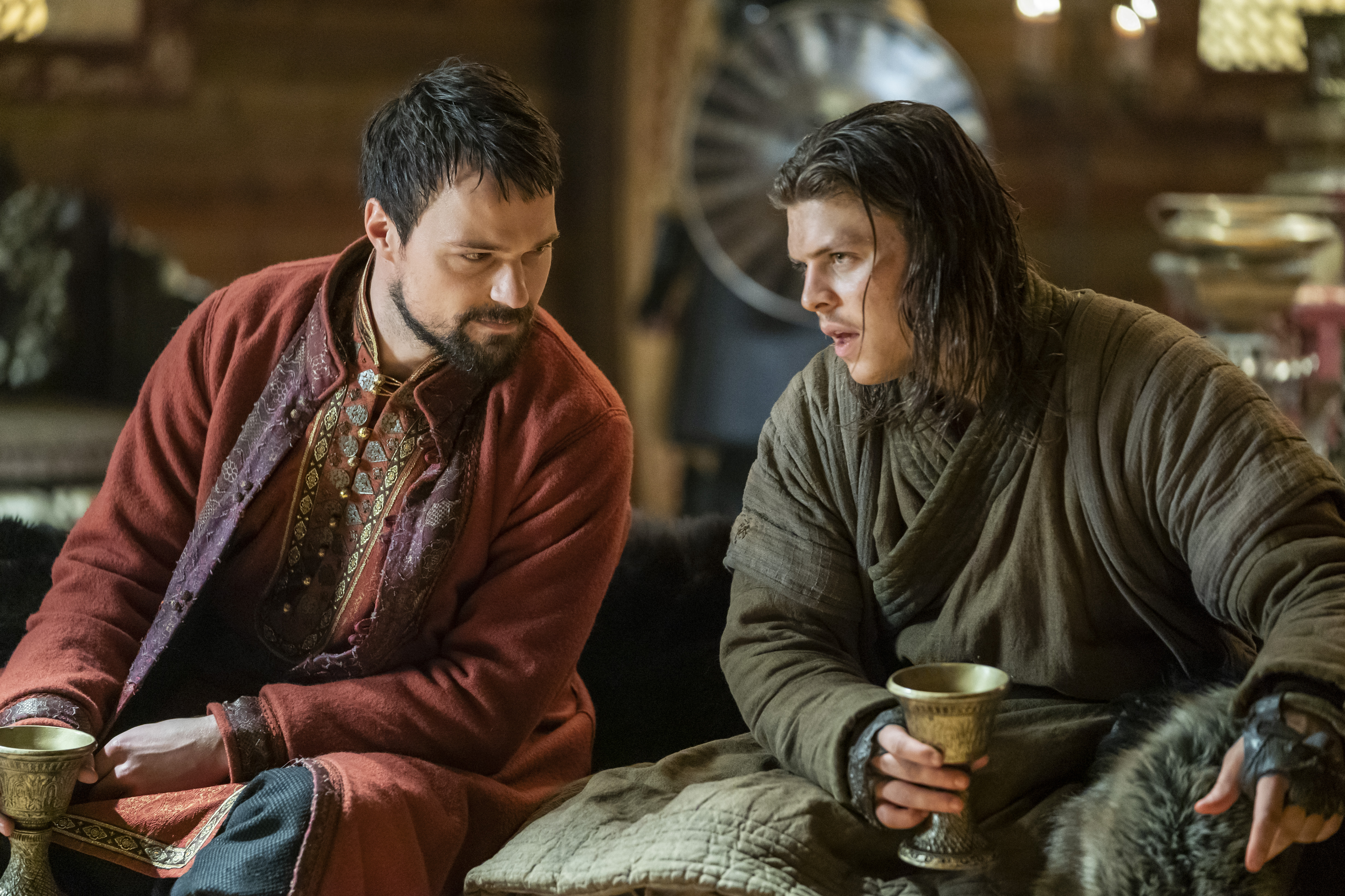 Danila Kozlovskiy and Alex Høgh Andersen in Vikings (2013)