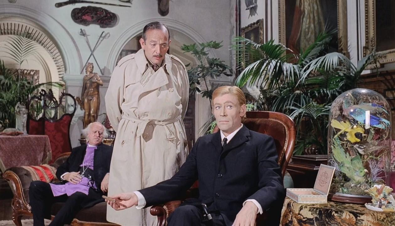 Peter O'Toole, James Grout, and Alastair Sim in The Ruling Class (1972)