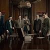 Charles Dance, Matthew Beard, Matthew Goode, Benedict Cumberbatch, and Allen Leech in The Imitation Game (2014)