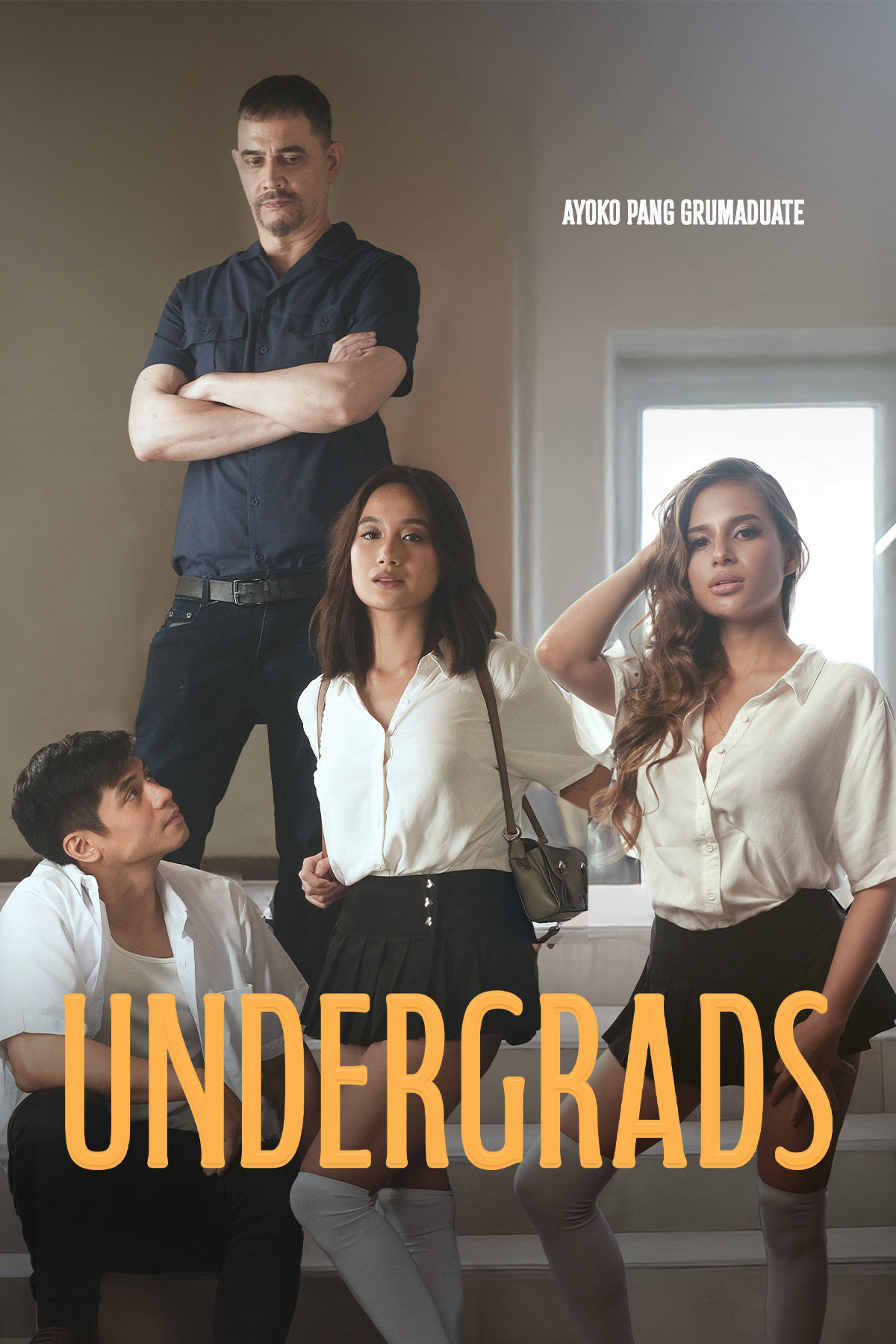 Emil Sandoval, Rica Gonzales, Athena Red, and Van Allen Ong in Undergrads (2024)