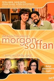 David Batra, Johan Glans, Nour El-Refai, Petra Mede, and Björn Gustafsson in Morgonsoffan (2008)