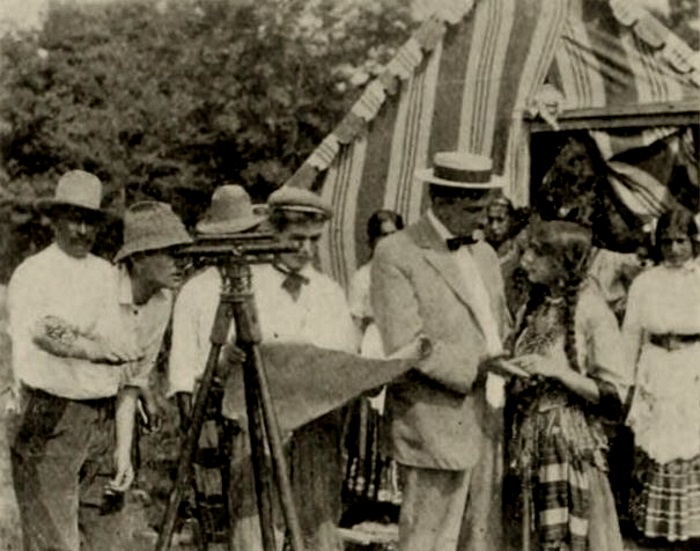 Anna Lehr and Herbert Prior in The Call of the Blood (1912)