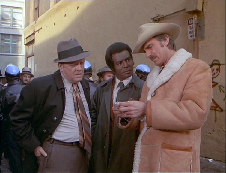 Terry Carter, Pat Hingle, and Dennis Weaver in McCloud (1970)