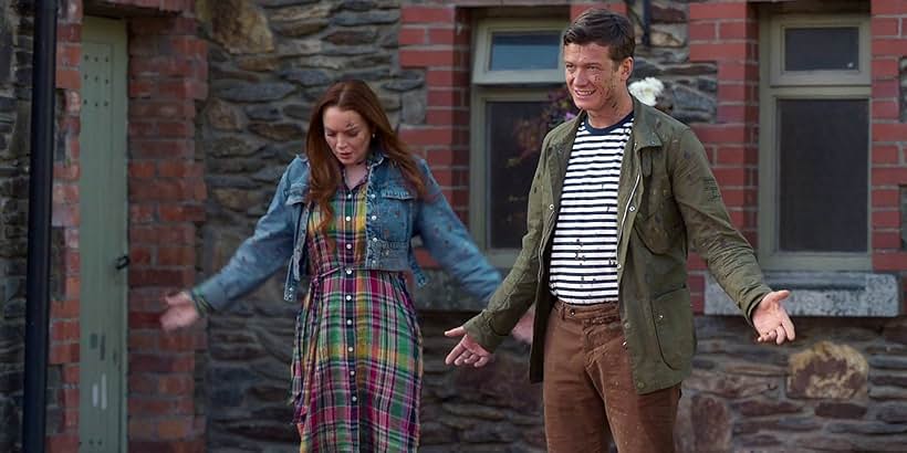 Lindsay Lohan and Ed Speleers in Irish Wish (2024)