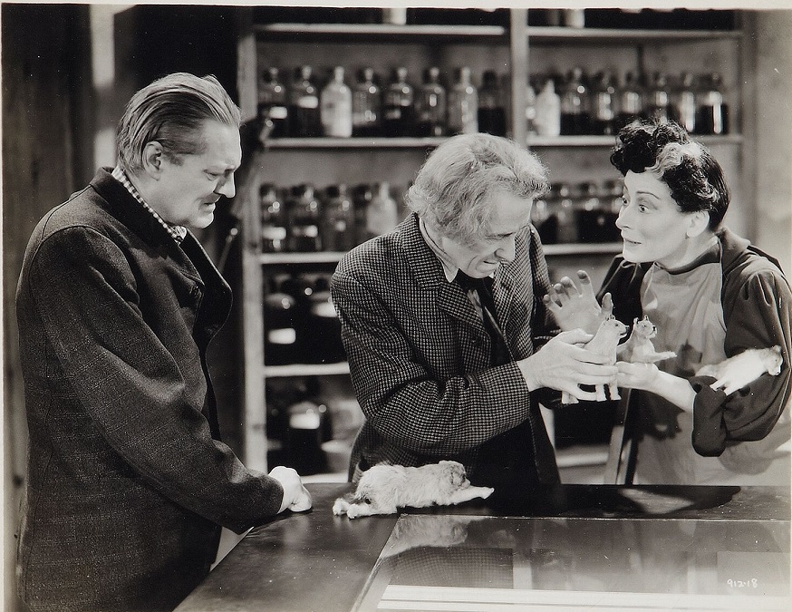 Lionel Barrymore, Rafaela Ottiano, and Henry B. Walthall in The Devil-Doll (1936)