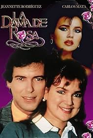 Carlos Mata and Jeannette Rodríguez in La dama de rosa (1986)