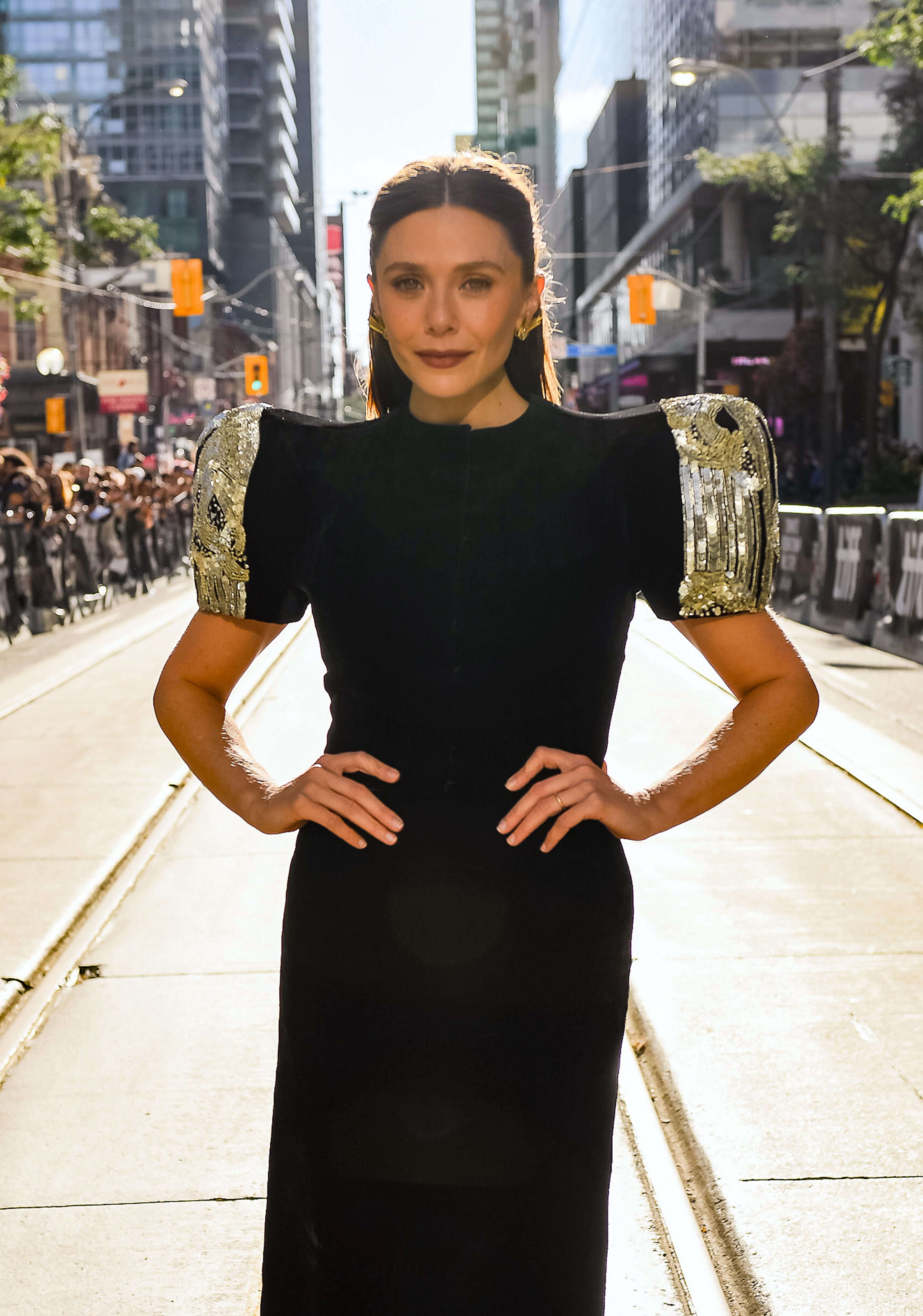 Elizabeth Olsen at an event for The Assessment (2024)