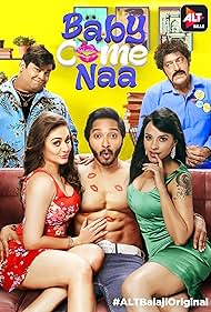 Chunky Pandey, Shreyas Talpade, Kiku Sharda, Manasi Scott, and Shefali Zariwala in Baby Come Naa (2018)