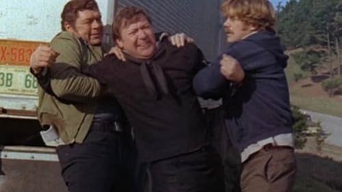 Claude Akins, Ramon Bieri, and Frank Converse in Movin' On (1974)