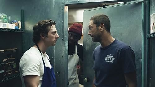 Ebon Moss-Bachrach, Jeremy Allen White, and Lionel Boyce in The Bear (2022)