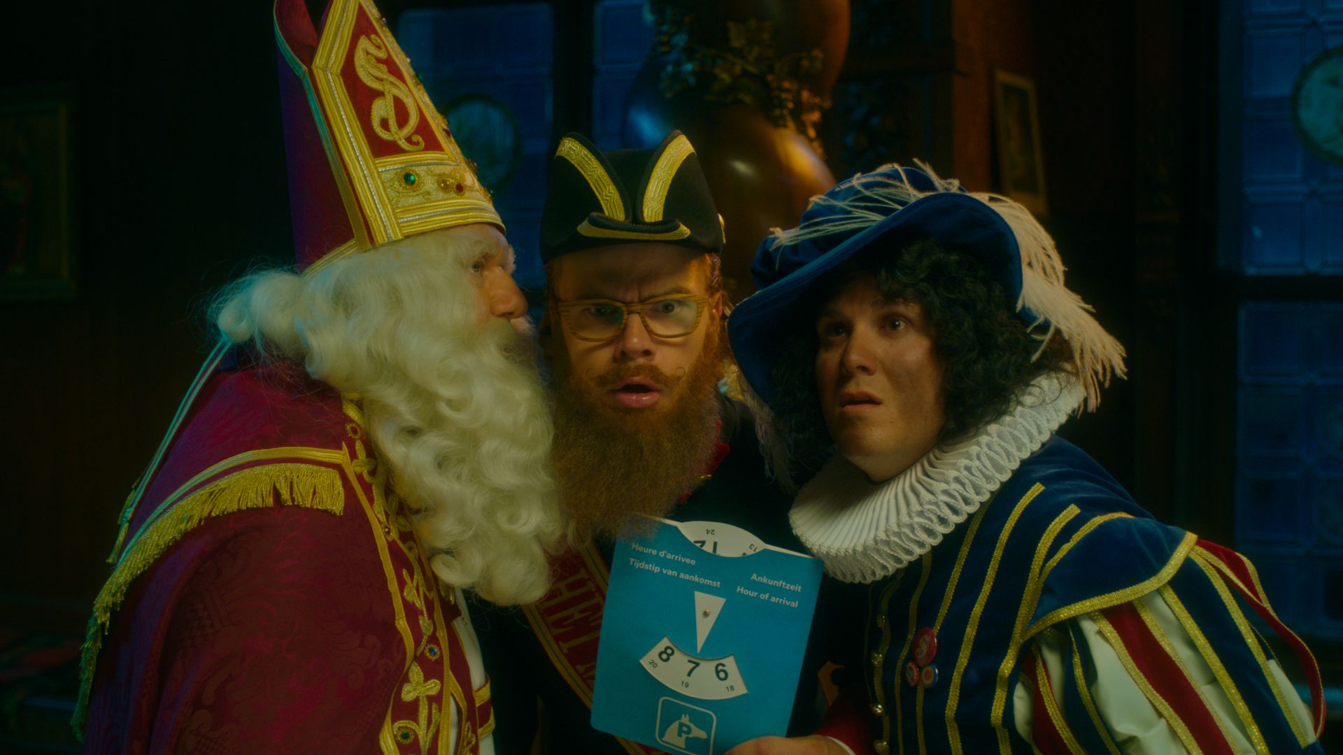 Wim Opbrouck, Jonas Van Thielen, and Bart Hollanders in Dag Sinterklaas (2019)