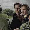 Hugh Marlowe and Joan Taylor in Earth vs. the Flying Saucers (1956)