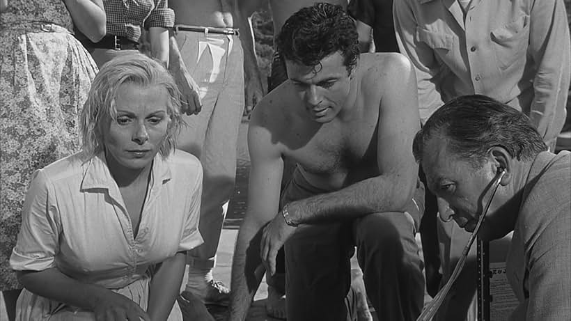 Jean Carson, Ken Lynch, and Chuck Wassil in I Married a Monster from Outer Space (1958)