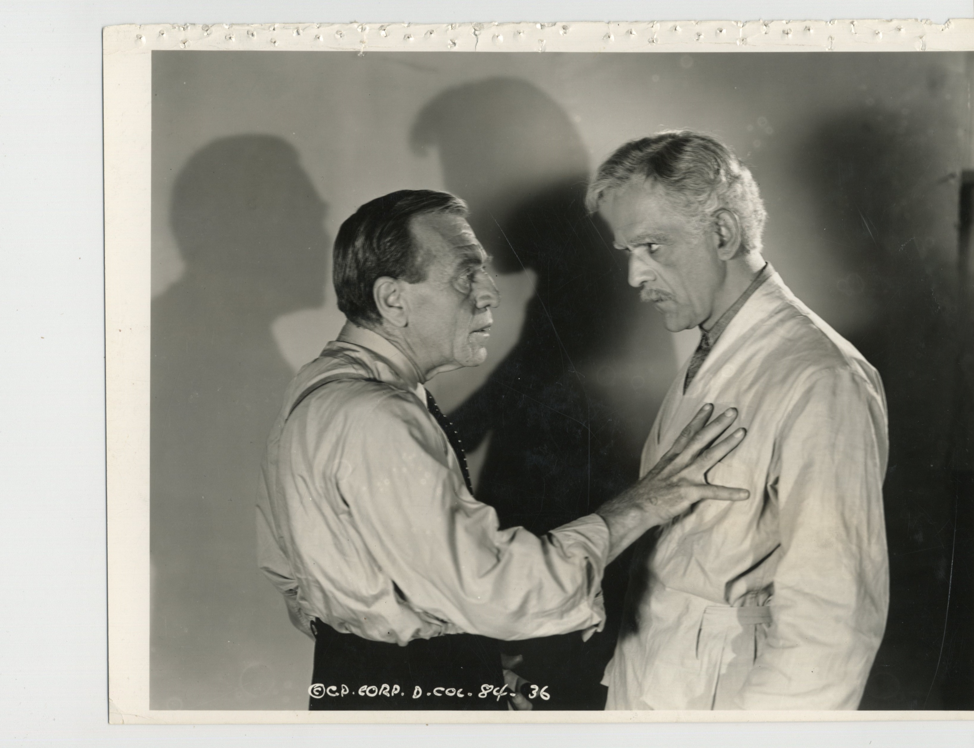 Boris Karloff and Edward Van Sloan in Before I Hang (1940)