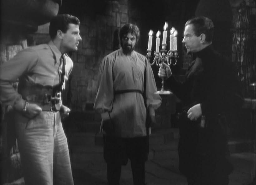 Leslie Banks, Noble Johnson, and Joel McCrea in The Most Dangerous Game (1932)