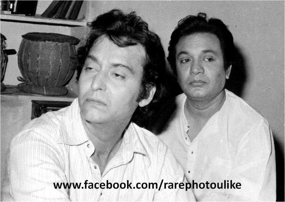 Soumitra Chatterjee and Uttam Kumar in Debdas (1979)