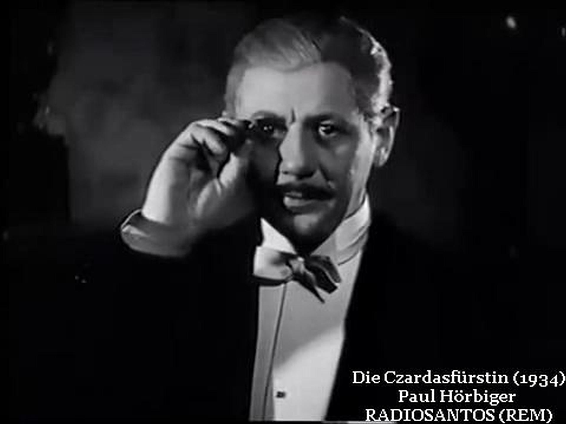 Paul Hörbiger in The Csardas Princess (1934)