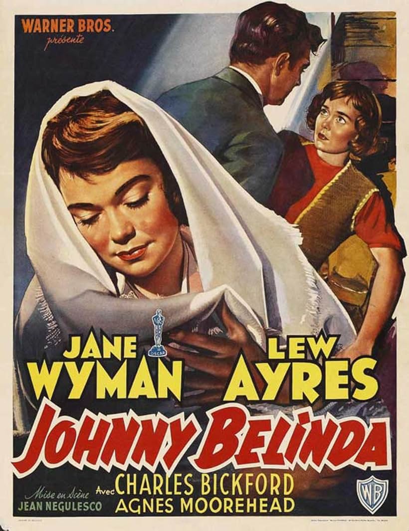 Lew Ayres and Jane Wyman in Johnny Belinda (1948)