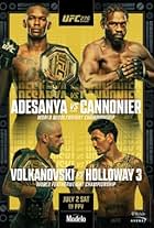 Max Holloway, Jared Cannonier, Israel Adesanya, and Alex Volkanovski in UFC 276: Adesanya vs. Cannonier (2022)