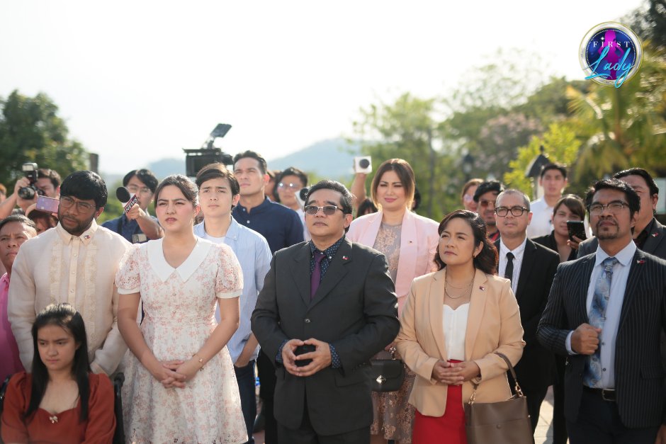 Thou Reyes, Joaquin Domagoso, Dennis Marasigan, Francine Prieto, John Feir, Atak, Pancho Magno, Cassy Legaspi, Patricia Coma, and Neomi Gonzales in First Lady (2022)