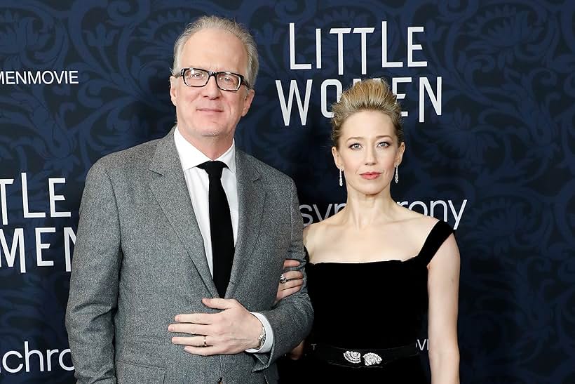 Tracy Letts and Carrie Coon at an event for Little Women (2019)